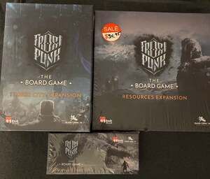 Frostpunk: The Board Game Expansion Set- Timber City, Resources, and Dreadnought